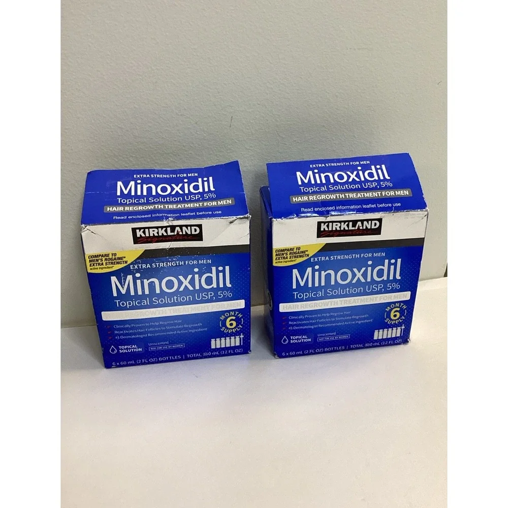 2 PackTropical Solution Hair Minoxidil 5% Kirkland - 12 Month Supply Exp 05/27